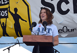 Mary Cathryn Ricker, President of the Saint Paul Federation of Teachers